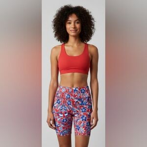 NWOT Tommy Hilfiger Women's Stretch Floral Athletic Shorts Size M